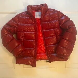 Moncler Red Puffer Jacket